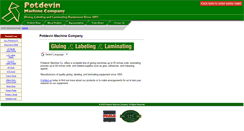 Desktop Screenshot of potdevin.com